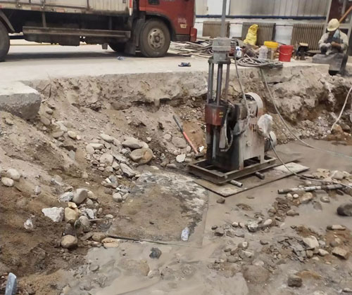 通江公路下沉压浆